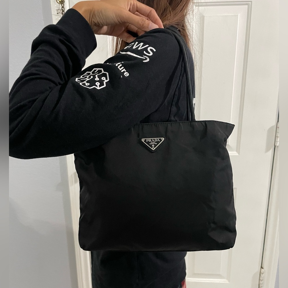 Prada Black Nylon Tote Bag - Picture 12 of 12